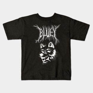 Bluey - Black Metal T-shirt Kids T-Shirt